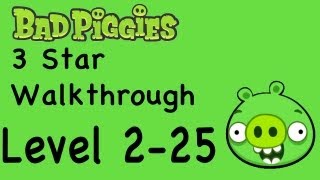 Bad Piggies 225 3 Star Walkthrough Rise and Swine Level 225  WikiGameGuides [upl. by Asihtal895]