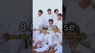 10 BTS SONGS WITH HIDDEN MEANING btsrm jin suga jhope jimin taehyung jungkook shorts viral [upl. by Carmella]