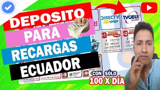 💲 Fullcarga Ecuador Depositos Y GANA DINERO por HACER RECARGAS por internet 10 dolares x día 2020 [upl. by Engen]