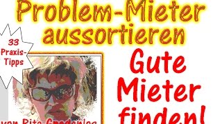 Mietersuche  verlässliche Mieter finden  ProblemMieter aussortieren 33 Tipps  vermietershopde [upl. by Eibber]