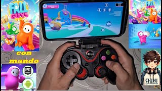 Tutorial como jugar Fall Guys con mando para celular [upl. by Annahavas164]