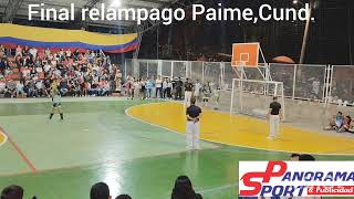 PANORAMA SPORT Pintupack Pasuncha vs Sábana Cundinamarca final relámpago femenino en PaimeCund [upl. by Urias]