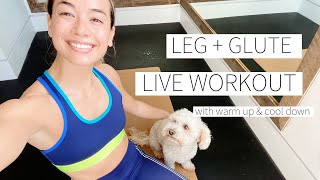 LIVE QUARANTINE WORKOUT 4820  leg and booty day  Dr LA Thoma Gustin [upl. by Acinoryt]