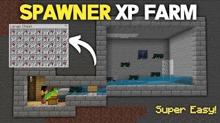 The MOST EFFICIENT Spider Spawner XP Farm in Minecraft Survival Series [upl. by Aitercal979]