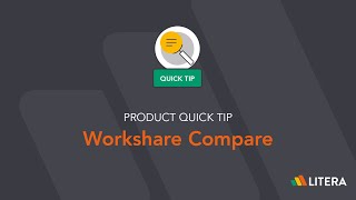 Workshare Compare  Quick Tip on Viewing Redlines [upl. by Nyleak]