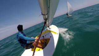 Sunfish Racing On Lake Michigan At NSYC [upl. by Corbett46]