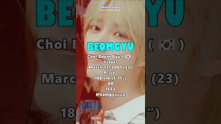 TXT Members Profiles shorts txt moa soobin yeonjun beomgyu taehyun hueningkai [upl. by Tymes420]