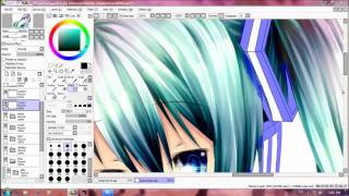 Speed Paint Miku Hatsune [upl. by Arraeis]