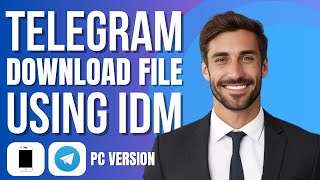 How to Download File From Telegram Using Idm new method [upl. by Chil516]