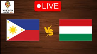 🔴 Live Philippines vs Hungary  World Cup Women 2026  Live Play By Play Scoreboard [upl. by Alten116]