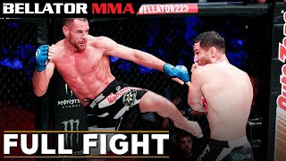 Full Fight  Gegard Mousasi vs Rafael Lovato Jr  Bellator 223 [upl. by Hajidahk]