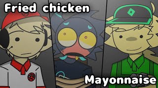 Fried Chicken Mayonnaise meme  ft Regretevator [upl. by Nylazor742]