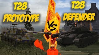 WOT Blitz  Имба царей или дно морей T28 Defender vs T28 Prototype [upl. by Elmaleh436]