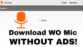 How To Download WO Mic  WO Mic Pro Version  Download WO Mic v35 Without Ads [upl. by Nishi]