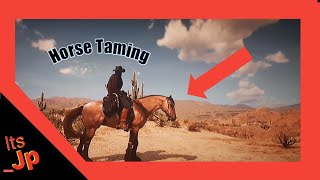 Taming the Tiger Striped MustangRed Dead Redemption 2 [upl. by Ellehcyar]