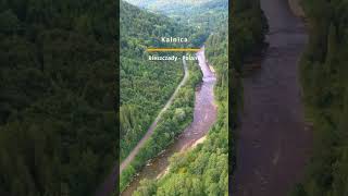 Kalnica Bieszczady  Poland Kamperem na dziko w Bieszczady schorts [upl. by Iznil]