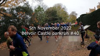 Belvoir Castle parkrun 40 November 5th 2022 fast [upl. by Mcclure]