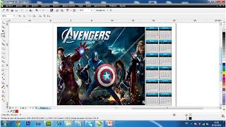 Crear Calendarios en Corel [upl. by Acsehcnarf44]