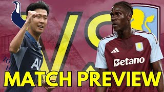 ASTON VILLA VS SPURS LIVE MATCH PREVIEW QampA  Lineups  Injury News [upl. by Ecnahc]