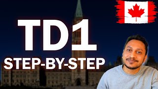 HOW TO Fill a TD1 Form  Canada 2023 [upl. by Howard]