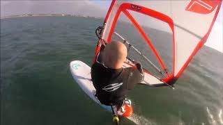 Mowing the lawn AHD SL2AFS2 hydrofoil testing  Windsurfing UK Magazine [upl. by Aznaed]