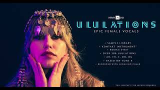 TRAILER 3  Epic Female Vocals ULULATIONS  Sample Library and Kontakt Instrument [upl. by Traver]