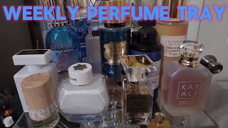 Weekly Fragrance Combos Tray Perfume Layering beingarlenegloriously6831 [upl. by Maitund]