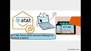 ATTNet Yahoo Email Account Settings For Outlook [upl. by Soalokcin832]