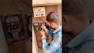 Motor starter wiring  Electric shortvideo subscribe [upl. by Ecidnacal]