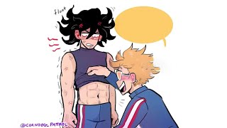 Erasermic first kiss  My Hero Academia Comic Dub  Muoi Comic [upl. by Aikemet653]