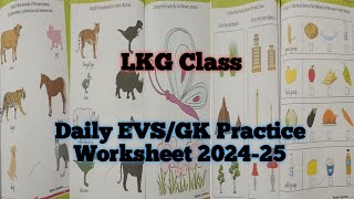 LKG Class EVS Practice worksheet for kidsLKG Daily practice worksheet 202425LKG EVS Paper [upl. by Ameehs]