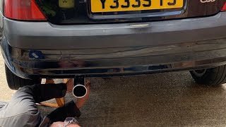 Hornet Exhaust On A 12 Clio Revs Drivebys [upl. by Nelleeus]