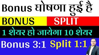 Bonus घोषणा हुई है I stock split I Dividend Update I Hindustan Unilever I Grovy India I Mazagaon [upl. by Sender286]