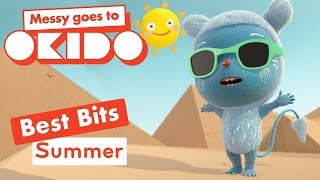 SUMMER BEST BITS ☀️ Compilation 🎥 Messy Goes To OKIDO  Cartoons For Kids [upl. by Esertap]