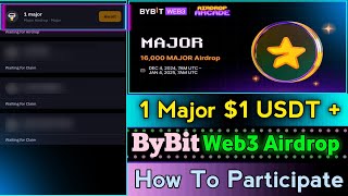 ByBit Web3 Airdrop  16000 Major Airdrop  Lucky Draw  How To Participate [upl. by Asselam]