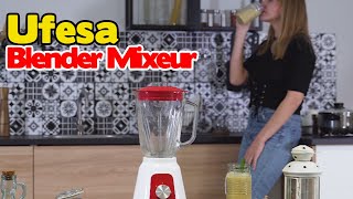 Ufesa Blender Mixeur 4 Lames en Acier Inoxydable Glace Pilée Sans BPA [upl. by Wilber]