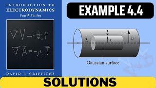 Griffiths Example 44 solution  introduction to electrodynamics 4th Edition Griffiths solutions [upl. by Ysac]