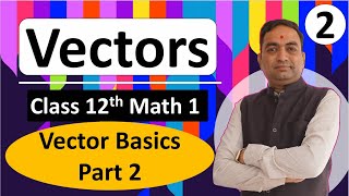 Vectors Basic of Exercise 51 Class 12th Part 2 [upl. by Teerpnam]