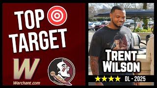 FSU Football Recruiting  4 DT Trent Wilson loves his trip to FSU amp Noles high on list  Warchant [upl. by Enenaej]