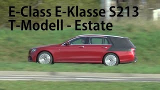 Mercedes Erlkönig EKlasse TModell S213 EClass Estate wenig getarnt  barely disguised SPY VIDEO [upl. by Nalaf]