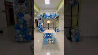 Astronaut balloon decoration theme [upl. by Atined]