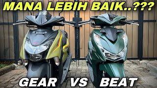 PANAS‼️HONDA BEAT VS YAMAHA GEAR 125 [upl. by Layman46]