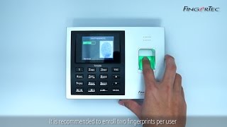 TA500  Fingerprint Enrollment [upl. by Careaga]