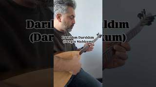 Darıldım Darıldım Dargın Mahkum bağlamadersi bağlamasolfej saz türkü music türküler [upl. by Tatum]