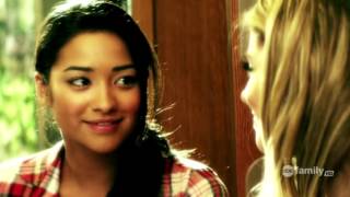 Emison Emily and Alison  Pretty little liars  first kiss [upl. by Lyrradal]