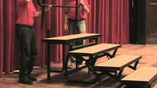 Fold and Roll Standing Choral Riser [upl. by Tiffanie]