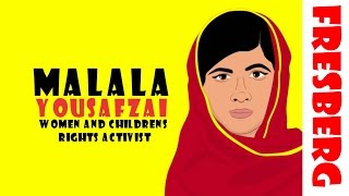 Womens History Malala Yousafzai the girl shot by the Taliban Educational Videos [upl. by Vaas538]