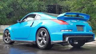 Tomei exhaust on nissan 350z Nismo FLYBY [upl. by Curkell]