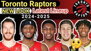 Toronto Raptors Final ROSTER Details 202425  Raptors Lineup 202425 [upl. by Darcee927]