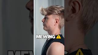 DOPPELKINN sofort loswerden 😮‍💨❌ Mewing Anleitung [upl. by Auvil]